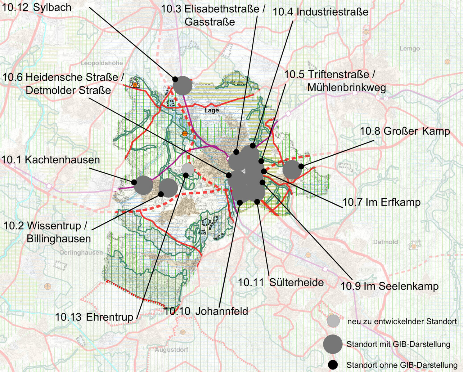 Kreis Lippe - GIB-Standortuntersuchung Stadt Lage