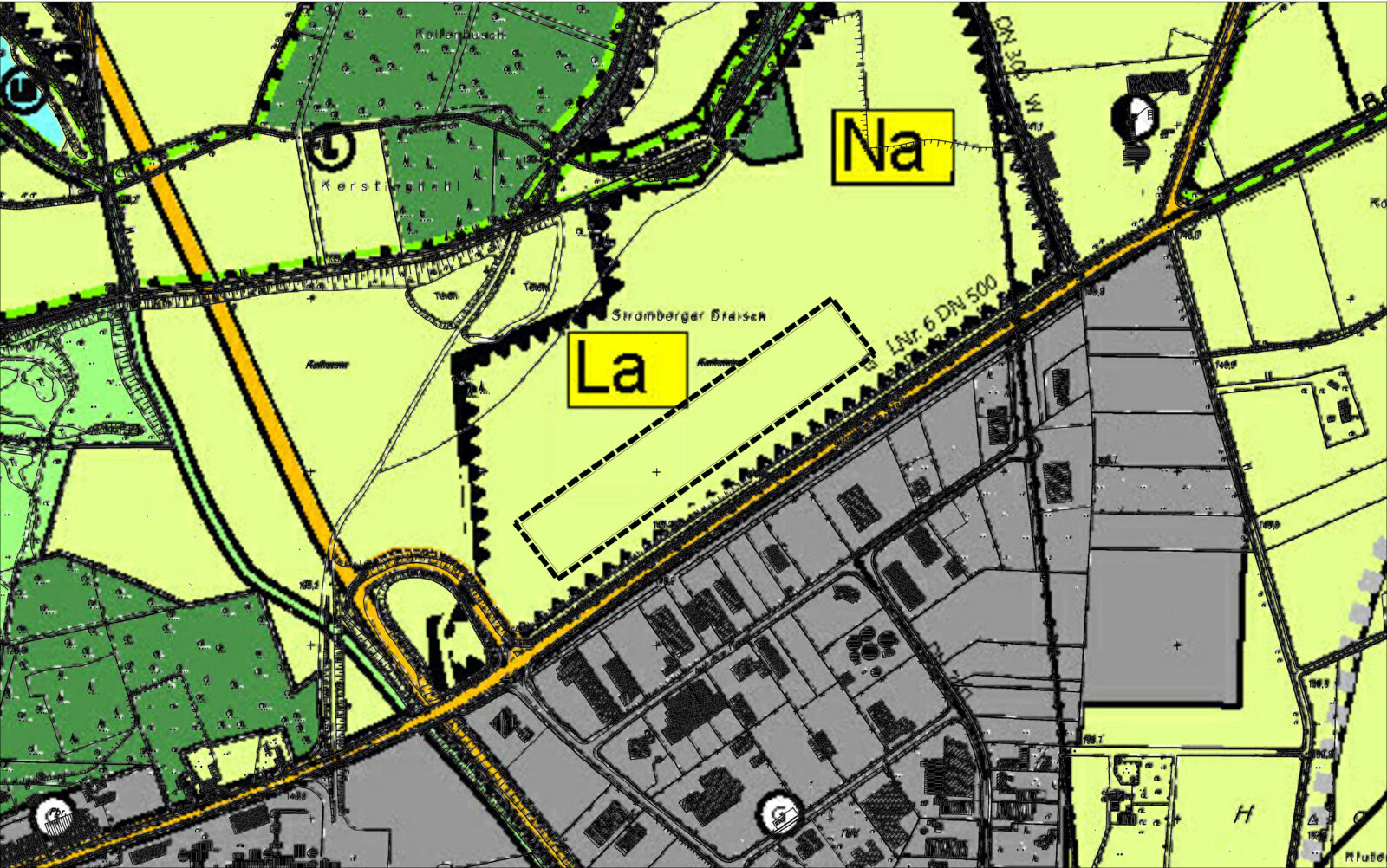 Stadt Beckum -18. FNP-Änderung PV-Anlage Kollenbusch - vorher