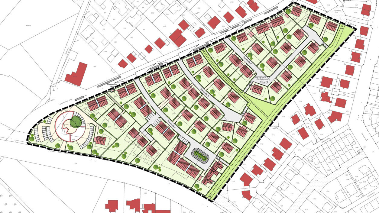 Stadt Bielefeld, Bebauungsplan Nr. II/G 15 "Wohngebiet Fürfeld" - Gestaltungsplan