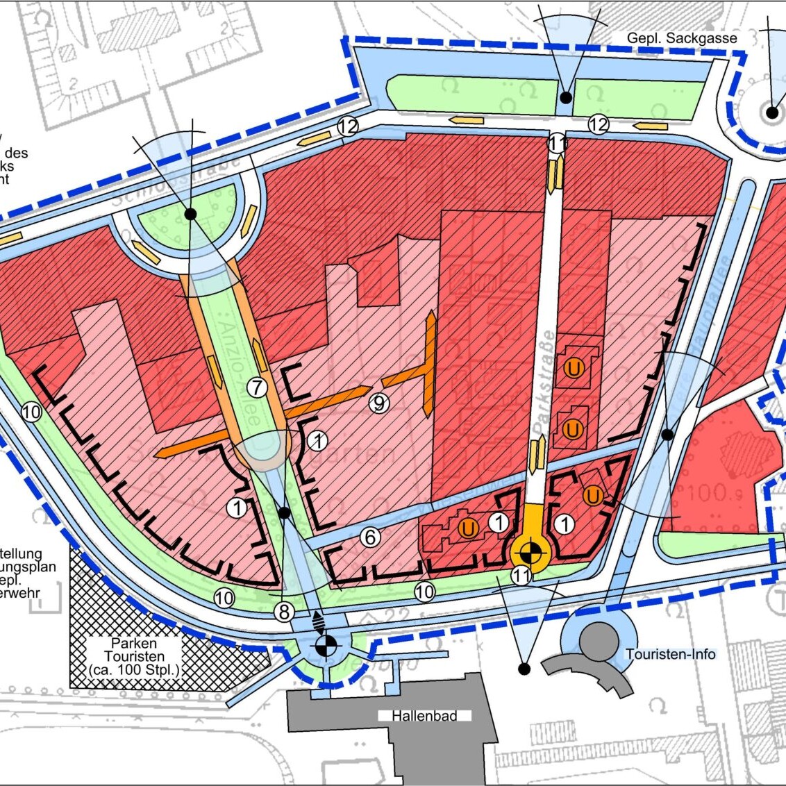 Strukturkonzept Anzio-Allee Untere Hauptstraße - Rahmenplan Innenstadt Bad Pyrmont