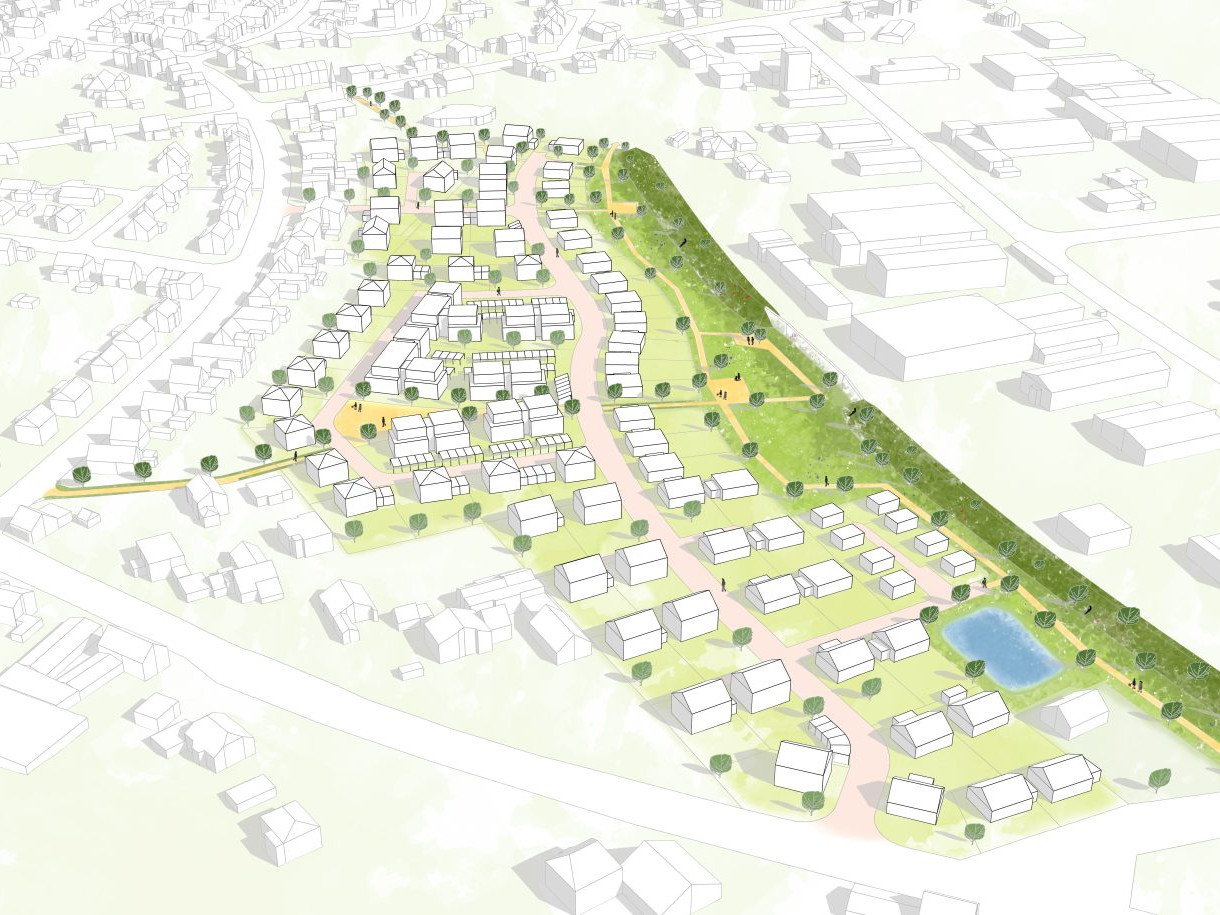 Wadersloh: Wohnpark Mauritz - Städtebaulicher Entwurf (Visualisierung: DHP)