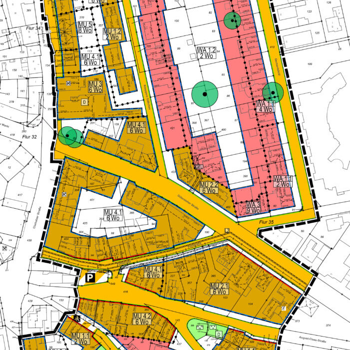 Bebauungsplan Nr. 27 „Kneppers Gäßchen“ 8. Änderung - Planzeichnung